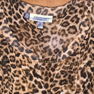 Leopard Jennifer Lopez Blouse
